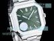 HBF Factory Patek Philippe Cubitus Swiss 9015 Green Embossed Dial Clone Watch (3)_th.jpg